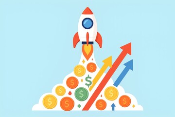 rocket in space