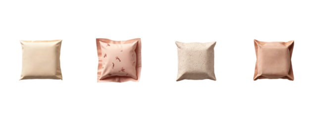 A set of four pillows