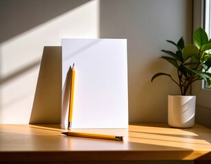 Creating inspiring notes home workspace photography bright natural light close-up creativity and productivity