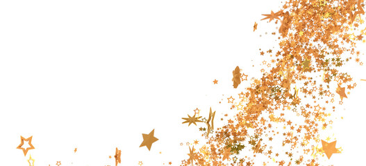 Sparkling gold stars on white. Perfect for holidays, celebrations, and more!