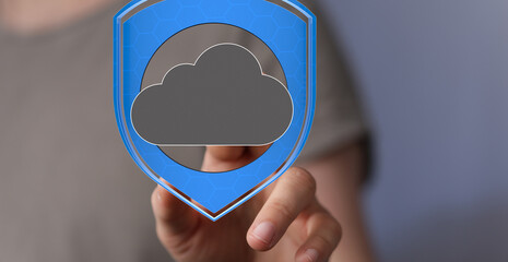 Cloud security, data protection, cybersecurity, safe cloud storage, digital privacy, secure data,...