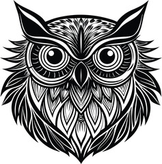 Brid line art in white background