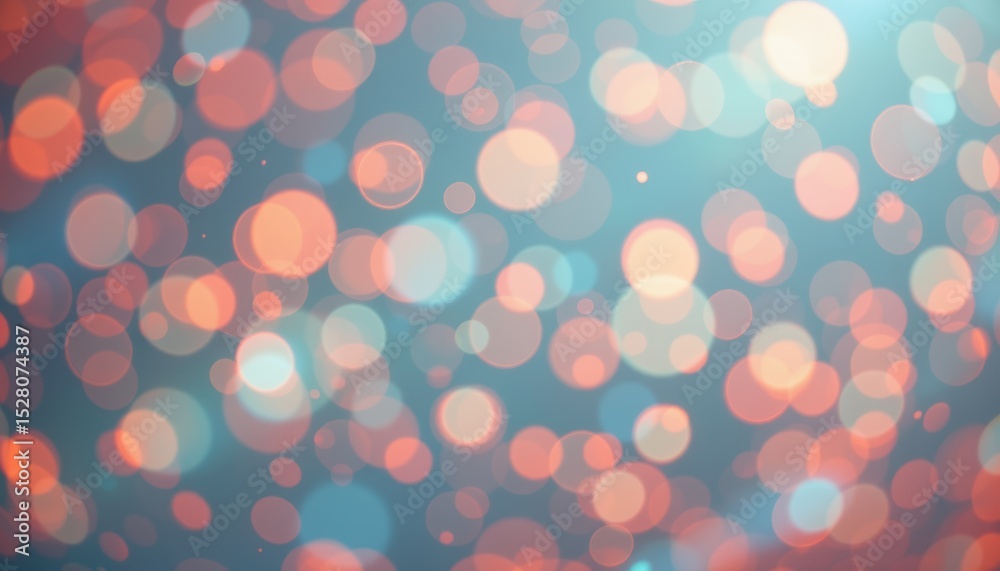 Wall mural colorful bokeh background with light flare creating a soft and dreamy atmosphere
