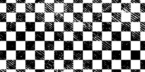 Racing flag grunge design of vector car race sport, auto rally and motocross.
