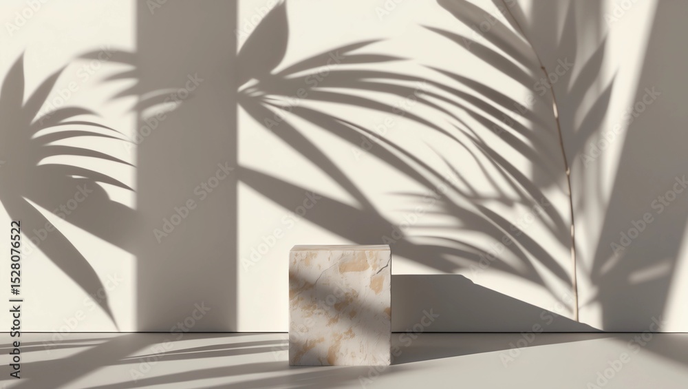 Poster abstract background, mock up scene geometry shape podium for product display. 3d rendering
