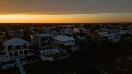 St Augustine Beach - 4k Views at Sunset