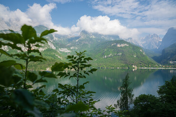 Molveno lake in Trentino, Italy.