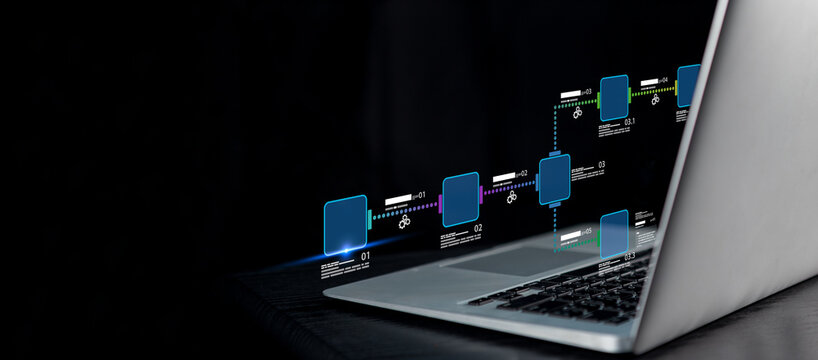 AI automation streamlines business process management, workflow integration, and resource planning with enterprise software, enabling efficient datum transfer and system flow optimisation