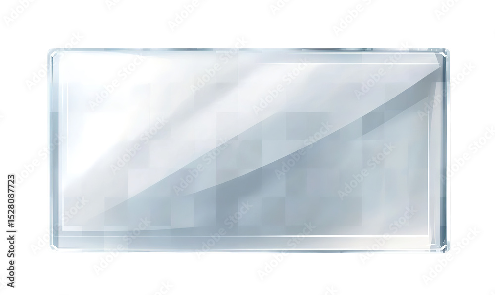 Fototapete a luminous glass pane shimmers reflecting subtle light in ethereal patterns offering a sense on tran
