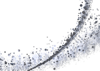 Obraz premium Abstract background with flowing particles. Perfect for tech, science, or design projects.