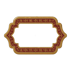 ornate vintage gold frame with intricate floral border – elegant decorative design