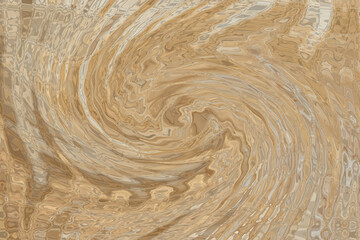 Abstract swirling beige and brown marble texture