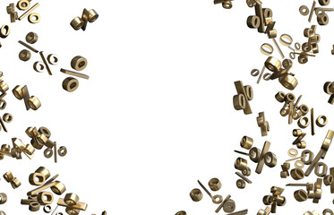 Blurred sale background. 3d