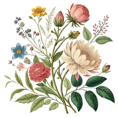 red and white flowers