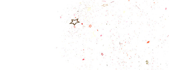 Stars - stars. Confetti celebration, Falling golden abstract decoration for party, birthday celebrate,
