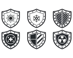 set of shields