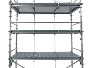 Metal scaffolding structure