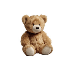 Obraz premium Adorable Brown Teddy Bear on Green Screen