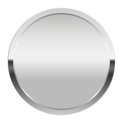 Silver award medal for sport and games