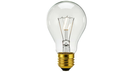 Isolated Classic Incandescent Light Bulb