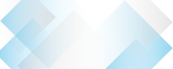 Abstract white and blue transparent square background. Square geometric pattern modern and minimal concept white and blue color abstract background for business, presentation, banner.