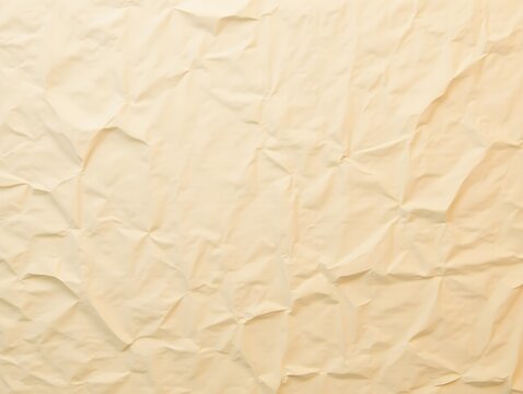 AI generated Crumpled paper background. Craft crumpled paper texture.