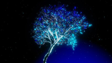 crystalline tree: ice nexus [arcane illumination] still