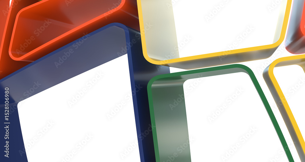 Poster Mosaic triangular low poly style abstract geometric background