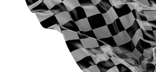  finish flag digital 3d race