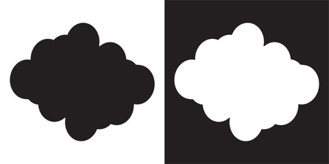 Obraz premium Cloud icon. Cloud weather sign collection. Vector illustration. EPS 10/AI