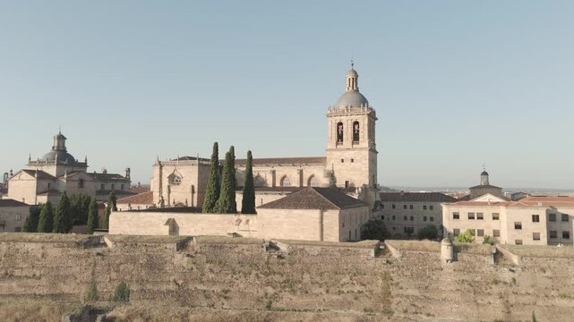 Spectacular Drone Footage of Ciudad Rodrigo Cathedral, Salamanca, Spain