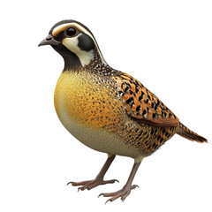 Colorful bird stands upright displaying vivid plumage in a natural setting