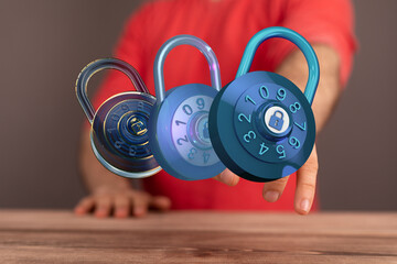 Digital combination locks for ultimate data security.  Protect your valuable information.