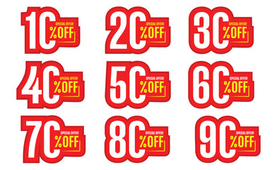sale discount labels