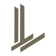 The letter LI or IL Branding Identity Corporate vector logo design template