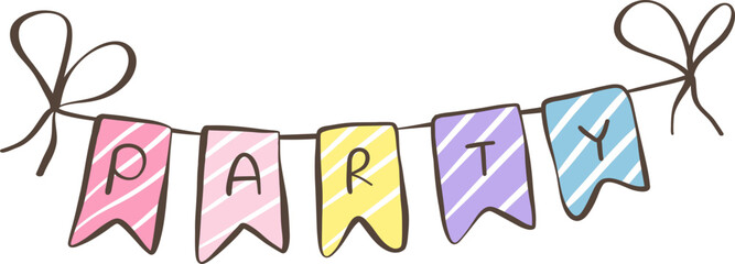 Happy birthday animal cute Flamingo Illustration