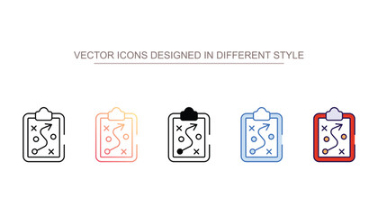 Tactics icon design with white background stock illustration