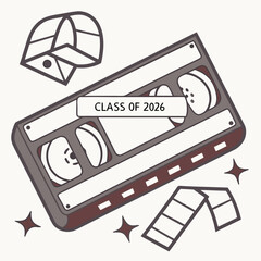 Downloadable Class of 2026Classic Graduation Logo