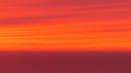 Stunning Sunset Sky: A Serene Evening with Vibrant Colors, Dramatic Hues, and Peaceful Atmosphere in Nature&rsquo;s Beautiful Twilight Landscape Background