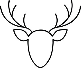 Deer Head Vector Logo Icon