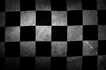 Grunge checkered flag