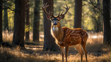 Fototapeta premium deer in the woods