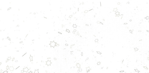 Holiday golden decoration, glitter frame isolated -