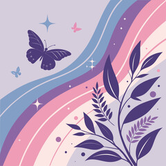 abstract floral background