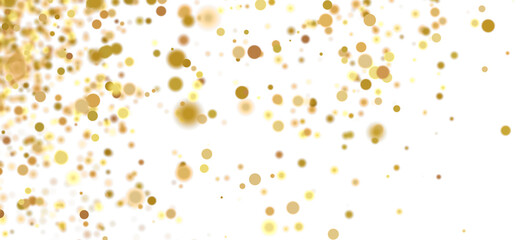 Abstract gold bokeh background. Perfect for festive designs.