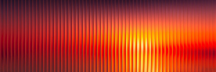 Summer sunset vibrant gradient radiant with fractal glass effect. Endless summer dreams. Golden hour in glowing art. Fiery summer sunset captured in glowing lines. Feel the heat of summer. Vector