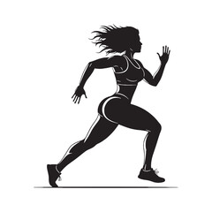 Simple Black Curvy Lady Outline Vector – curvy woman vector - curvy lady silhouette - curvy lady vector


