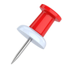 3D Safety Pin Icon Depicting Secure Fastening Tool for Sewing and Clothing Isolated on White Background