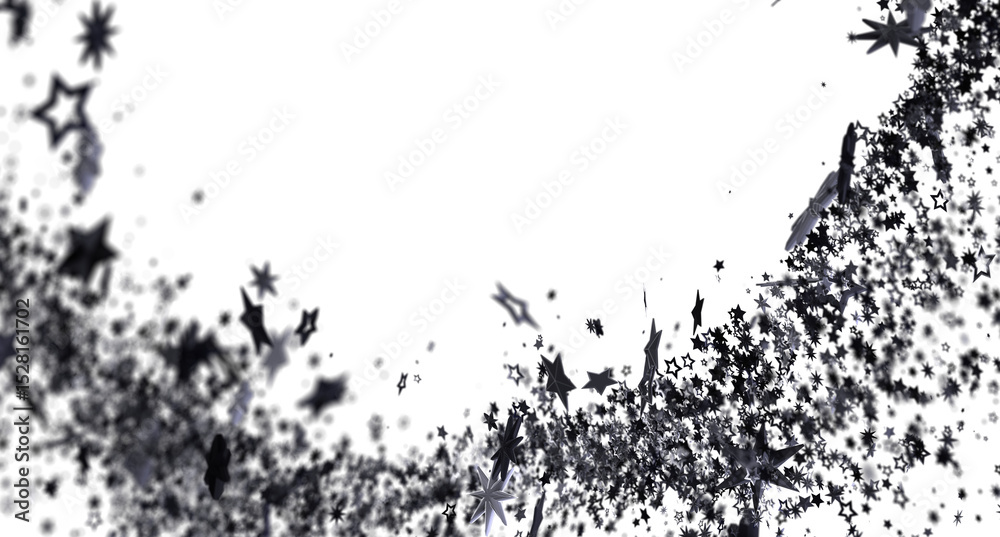 Poster high-resolution image of a black star burst, perfect for backgrounds or design elements.