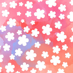 seamless abstract floral pattern